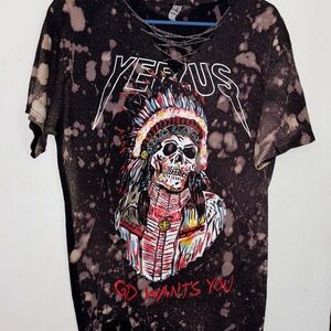 Reworked Kanye West Yeezus Yeezy Rap Tee God Wants You 2013 Tour Style Shirt
